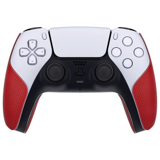 PlayVital Split Design Anti-Skid Sweat-Absorbent Premium Grip for PS5 Controller – Red - FHPFM004 PlayVital