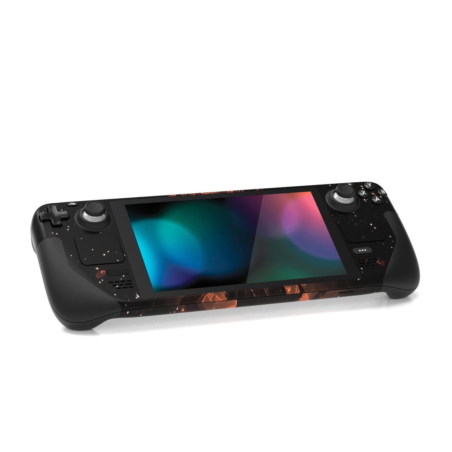 PlayVital Full Set Protective Skin Decal for Steam Deck, Custom Stickers Vinyl Cover for Steam Deck Handheld Gaming PC - Summon of Flame - SDTM078 PlayVital