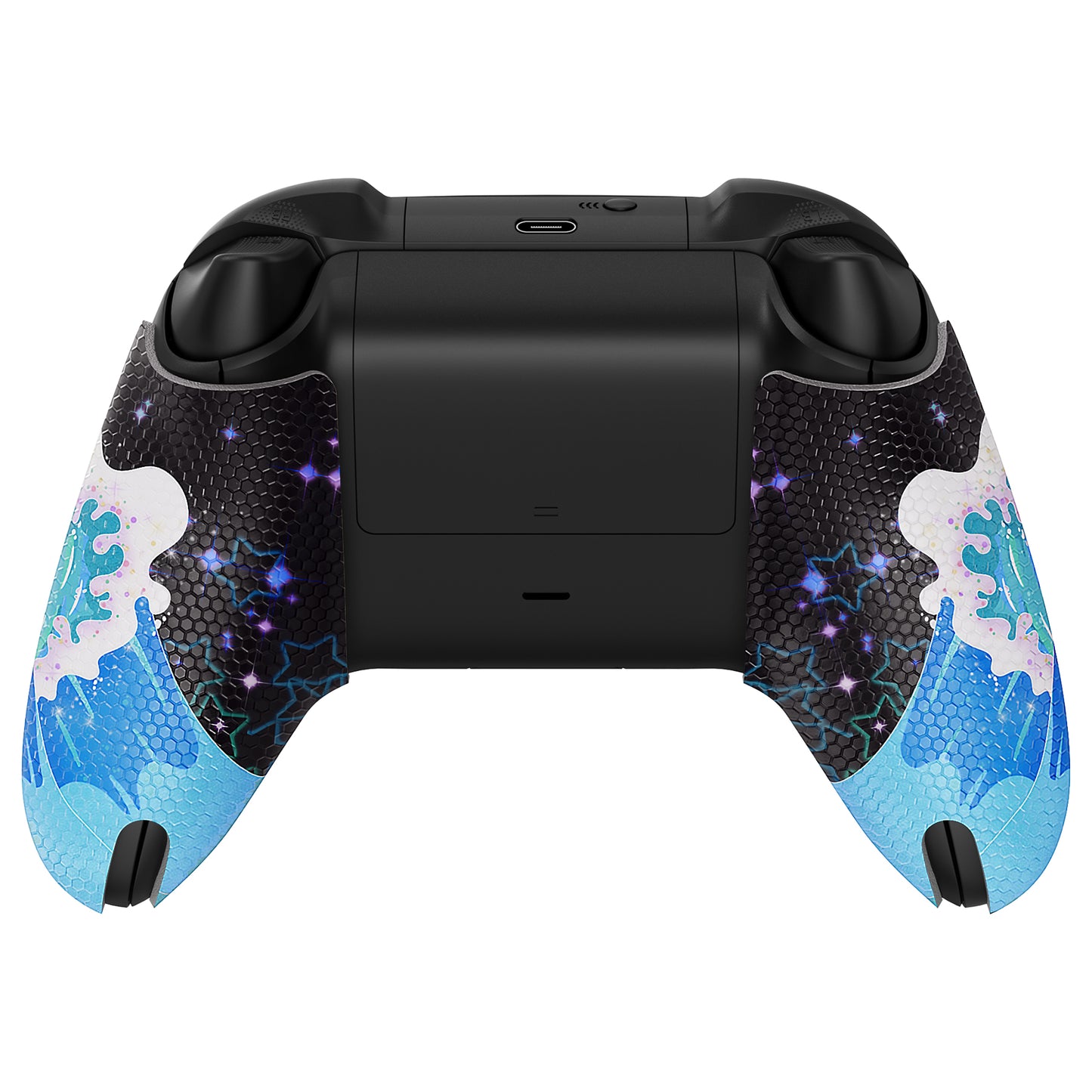 PlayVital Shimmering Waves Anti-Skid Sweat-Absorbent Controller Grip for Xbox Series X/S Controller, Professional Textured Soft Rubber Pads Handle Grips for Xbox Series X/S Controller - X3PJ032 PlayVital