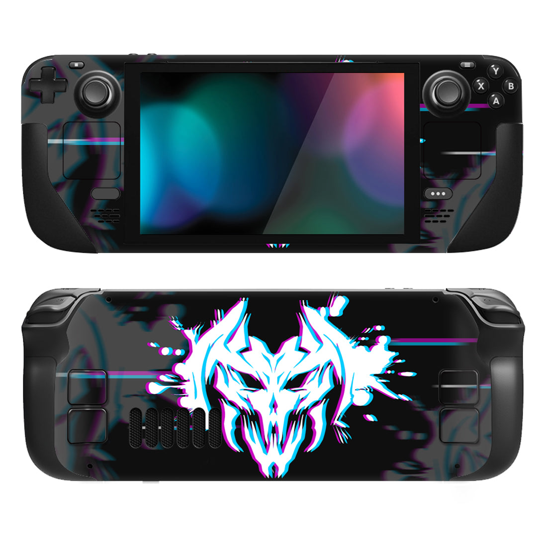 PlayVital Full Set Protective Skin Decal for Steam Deck, Custom Sticke