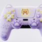 PlayVital Spring Lesser Panda Silicone Cover with Thumb Grips for PS5 Controller, Compatible with Charging Dock - Taro Purple - YSSPFP005 PlayVital