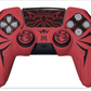 PlayVital Cyber Spider Design Silicone Cover with Thumb Grips for PS5 Controller, Compatible with Charging Dock - Red & Black - KBBPFP003 PlayVital