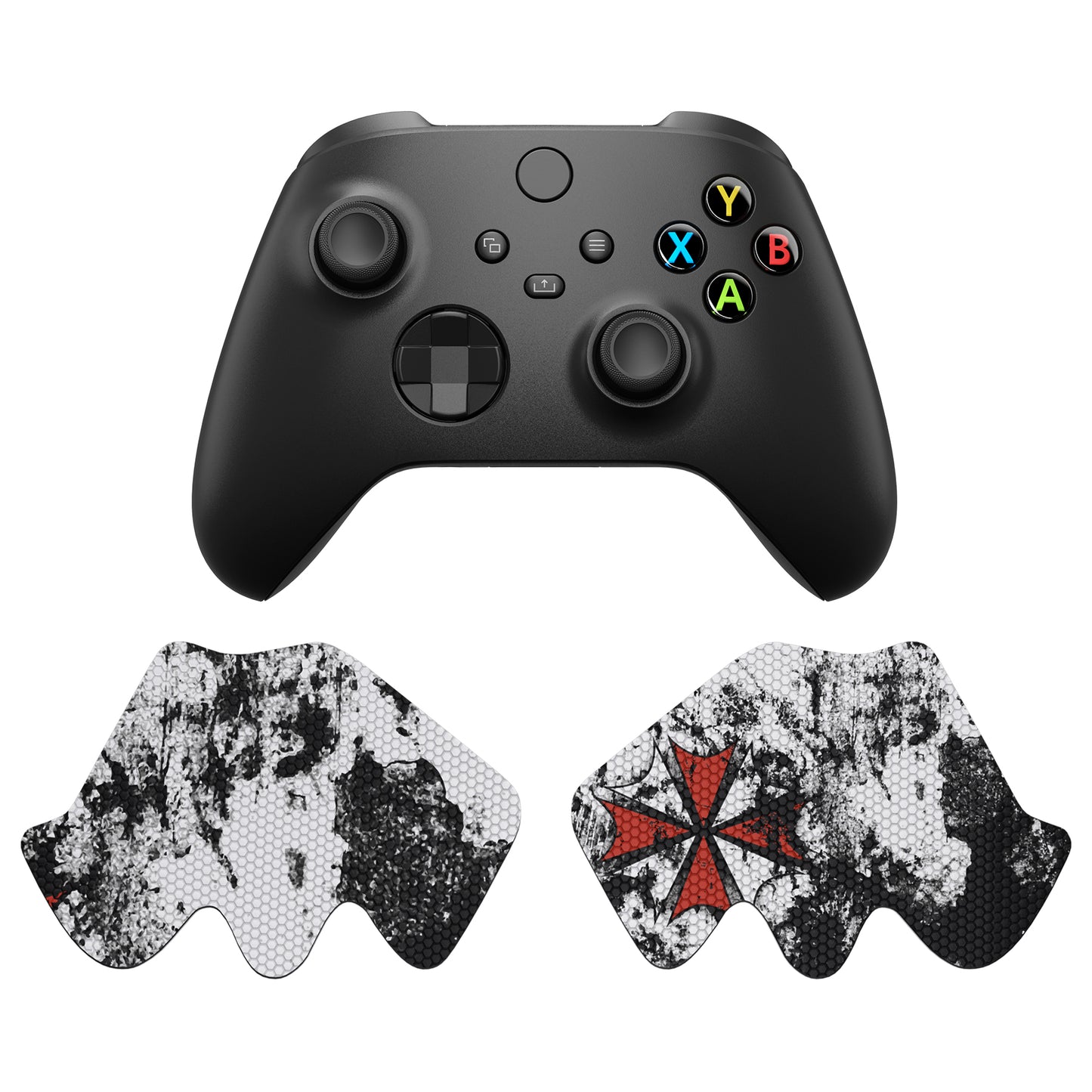 PlayVital Biohazard Anti-Skid Sweat-Absorbent Controller Grip for Xbox Series X/S Controller, Professional Textured Soft Rubber Pads Handle Grips for Xbox Series X/S Controller - X3PJ042 PlayVital