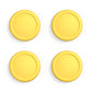 PlayVital Switch Joystick Caps, Switch Lite Thumbstick Caps, Silicone Analog Cover for Switch OLED Joycon Thumb Grip Rocker Caps for Nintendo Switch & Switch Lite - Bright Yellow - NJM1192 playvital