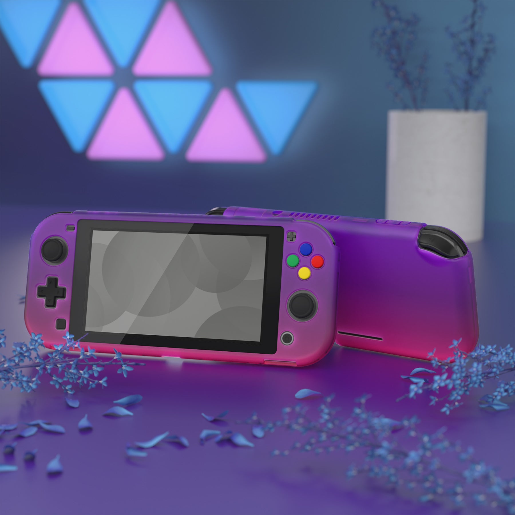 Switch lite store purple case