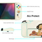 PlayVital ZealProtect Soft Protective Case for Switch OLED, Flexible Protector Joycon Grip Cover for Switch OLED with Thumb Grip Caps & ABXY Direction Button Caps - Cozy Gamer Bear Case - XSOYV6035 playvital