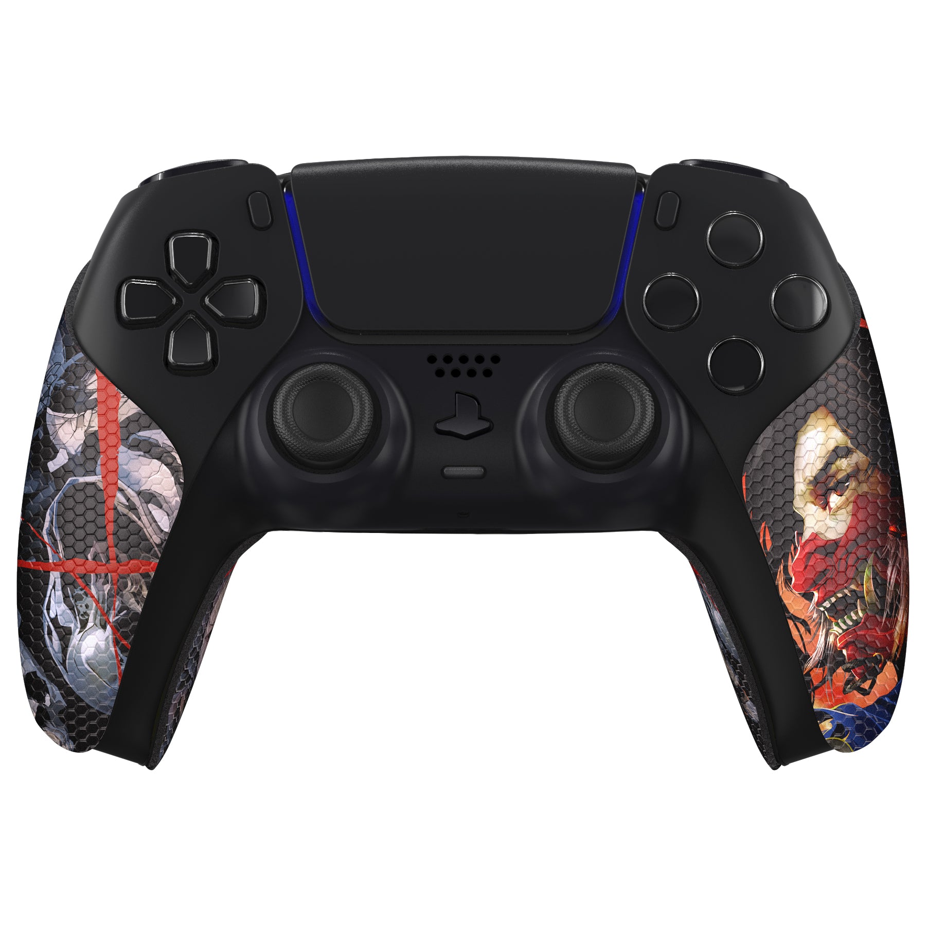 PlayVital Ghost of Samurai Anti-Skid Sweat-Absorbent Controller Grip for PS5 Controller - PFPJ134 PlayVital