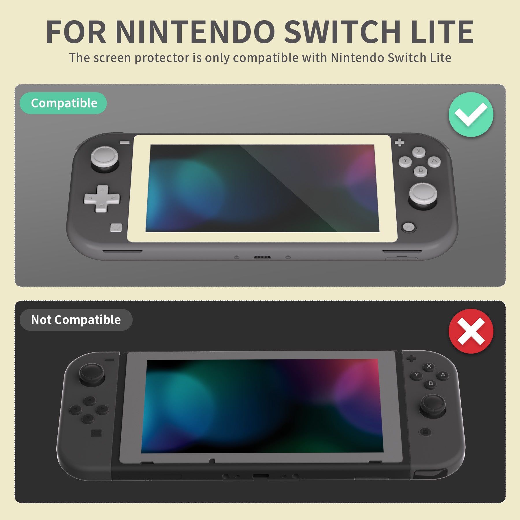 Does the switch lite come with a screen hot sale protector