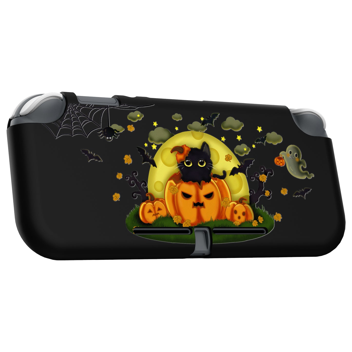 PlayVital Moon Night Halloween Custom Protective Case for Nintendo Switch Lite, Soft TPU Slim Case Cover for Nintendo Switch Lite- LTU6019 PlayVital