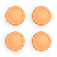 PlayVital Switch Joystick Caps, Switch Lite Thumbstick Caps, Silicone Analog Cover for Switch OLED Joycon Thumb Grip Rocker Caps for Nintendo Switch & Switch Lite - Apricot Yellow - NJM1195 playvital
