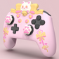 PlayVital Sweetheart Kitty Series Silicone Skin Protective Case with Joystick Grips for Nintendo Switch Pro Controller - Pink - DHHNPP001 PlayVital