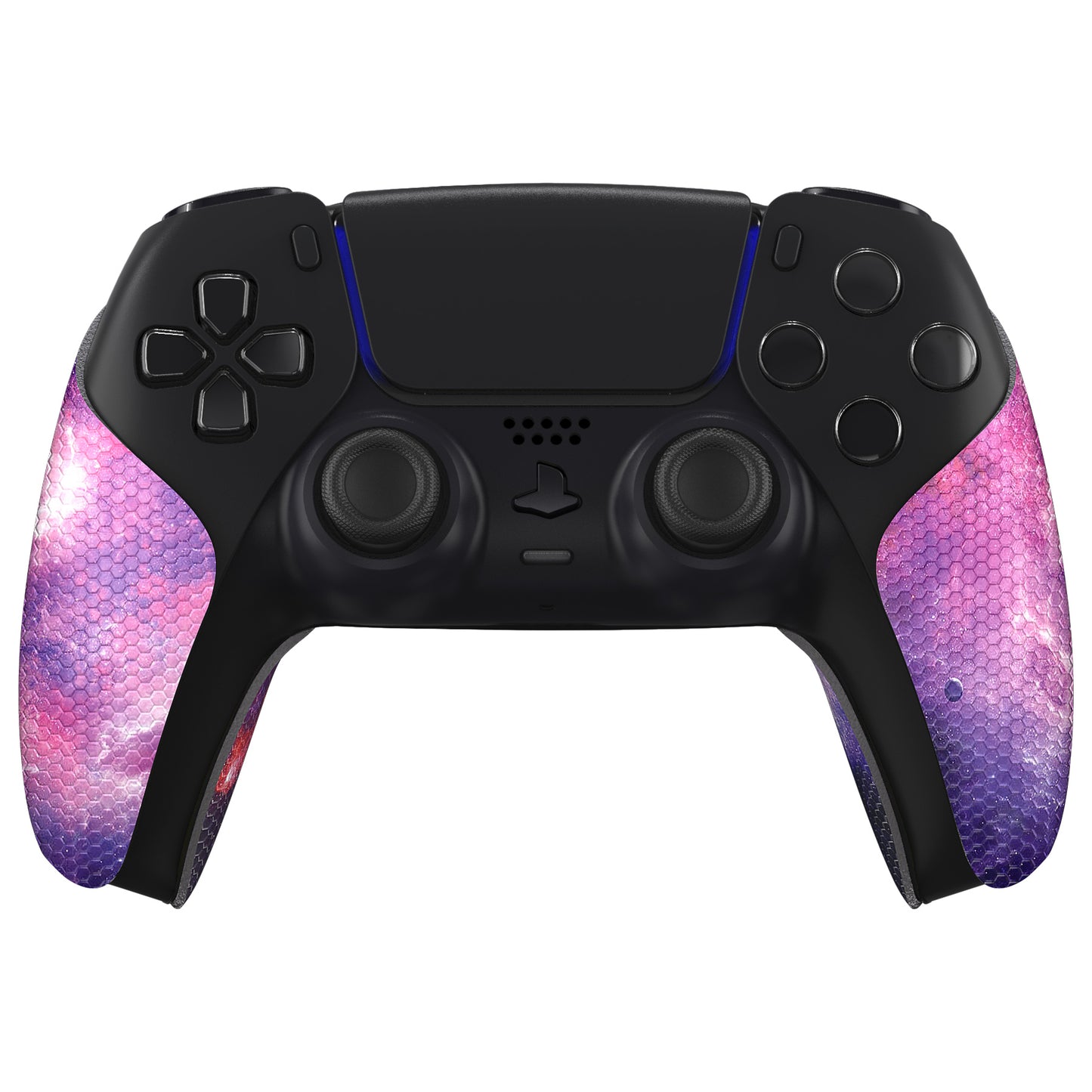 PlayVital Nebula Galaxy Anti-Skid Sweat-Absorbent Controller Grip for PS5 Controller, Professional Textured Soft Rubber Pads Handle Grips for PS5 Controller - PFPJ127 PlayVital