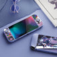 PlayVital ZealProtect Soft Protective Case for Switch OLED, Flexible Protector Joycon Grip Cover for Switch OLED with Thumb Grip Caps & ABXY Direction Button Caps - Neko Mecha - XSOYV6026 playvital