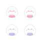 PlayVital Onigiri Cute Thumb Grip Caps for PS5/4 Controller, Silicone Analog Stick Caps Cover for Xbox Series X/S, Thumbstick Caps for Switch Pro Controller - Light Violet & Pink - PJM3008 PlayVital