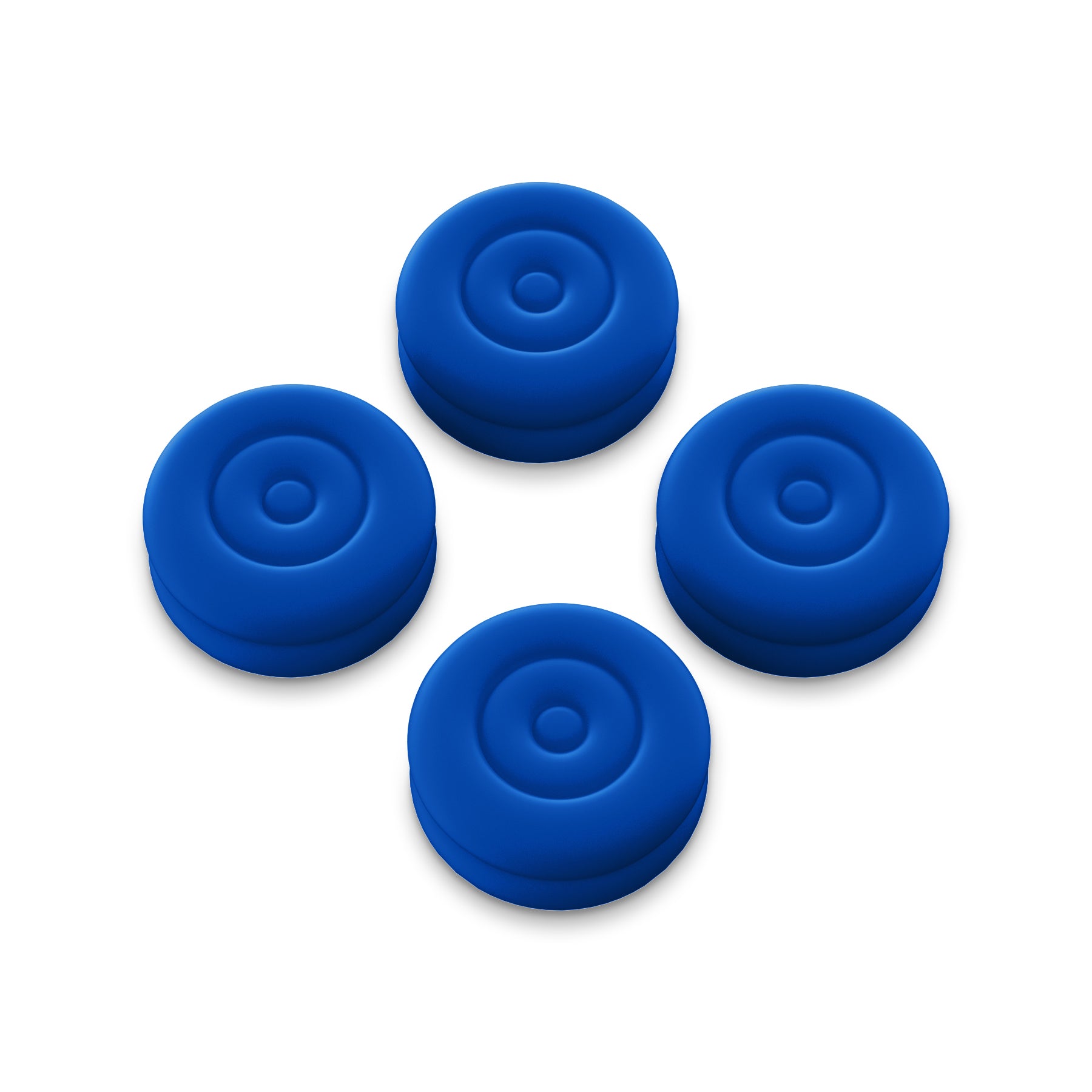 PlayVital Thumbs Cushion Caps Thumb Grips for ps5, for ps4, Thumbstick Grip Cover for Xbox Series X/S, Thumb Grip Caps for Xbox One, Elite Series 2, for Switch Pro Controller - Blue - PJM3024 PlayVital