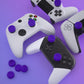 PlayVital Thumbs Cushion Caps Thumb Grips for ps5, for ps4, Thumbstick Grip Cover for Xbox Series X/S, Thumb Grip Caps for Xbox One, Elite Series 2, for Switch Pro Controller - Purple- PJM3025 PlayVital