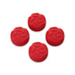 PlayVital Thumbs Cushion Caps Thumb Grips for ps5/4, Thumbstick Grip Cover for Xbox Series X/S, Thumb Grip Caps for Xbox One, Elite Series 2, for Switch Pro Controller - Raindrop Texture Design Passion Red - PJM3035 PlayVital