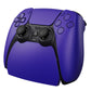 PlayVital 2 Pack Controller Display Stand for PS5 Controller Gamepad Stand Desk Holder with Rubber Pads - Galactic Purple PlayVital