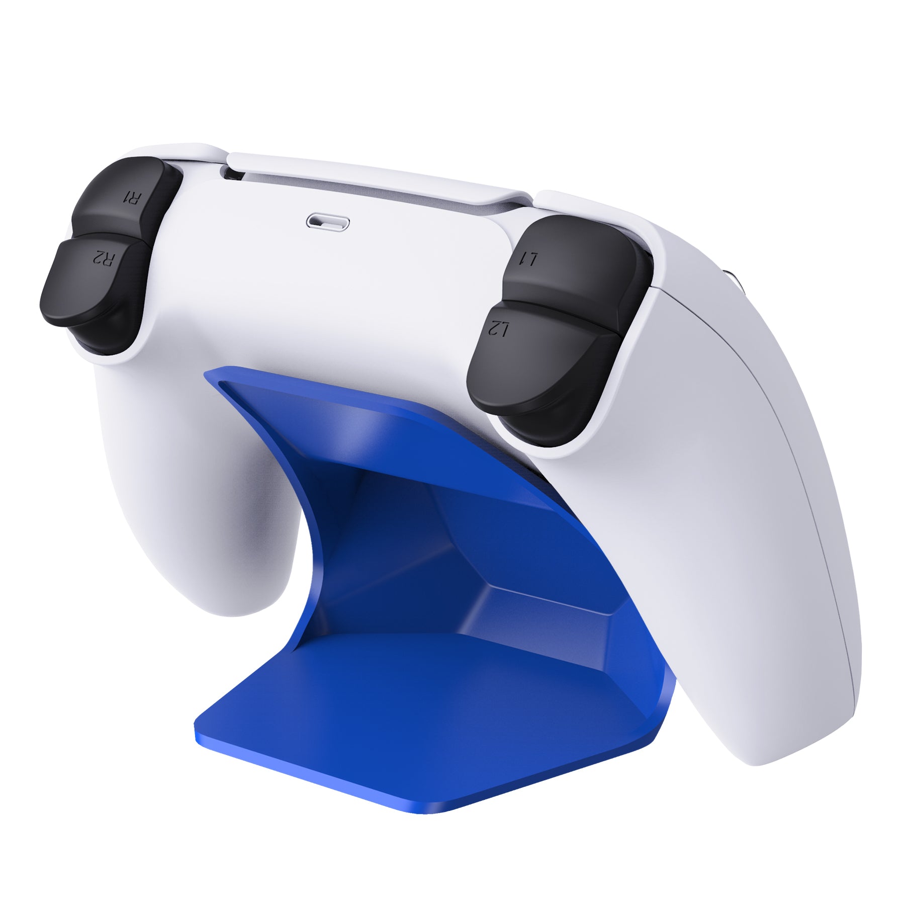 PlayVital 2 Pack Universal Game Controller Display Stand for PS5 & PS4 & Switch Pro & Xbox Series X/S Controller - Blue PlayVital