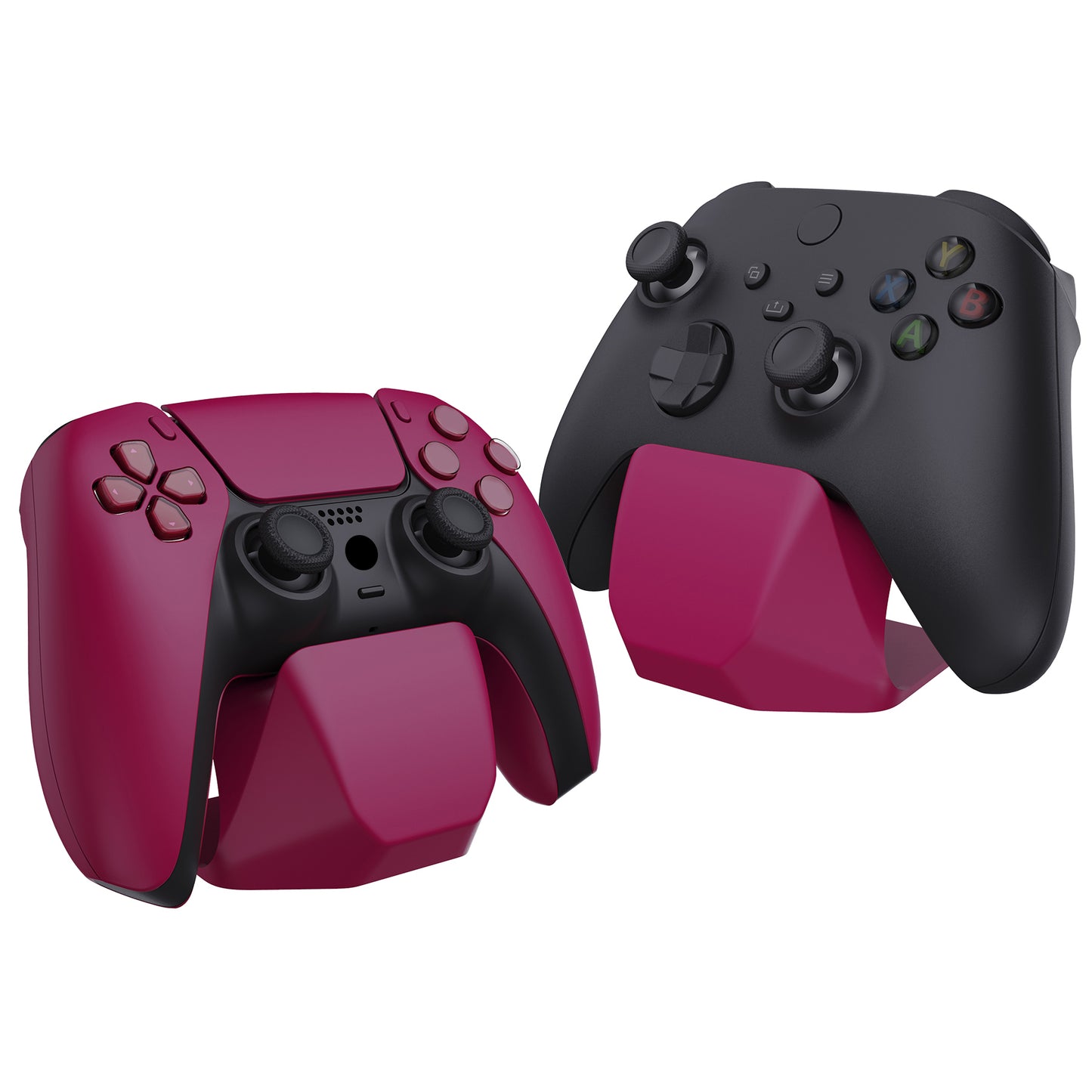 PlayVital 2 Pack Universal Game Controller Display Stand for PS5 & PS4 & Switch Pro & Xbox Series X/S Controller - Cosmic Red PlayVital