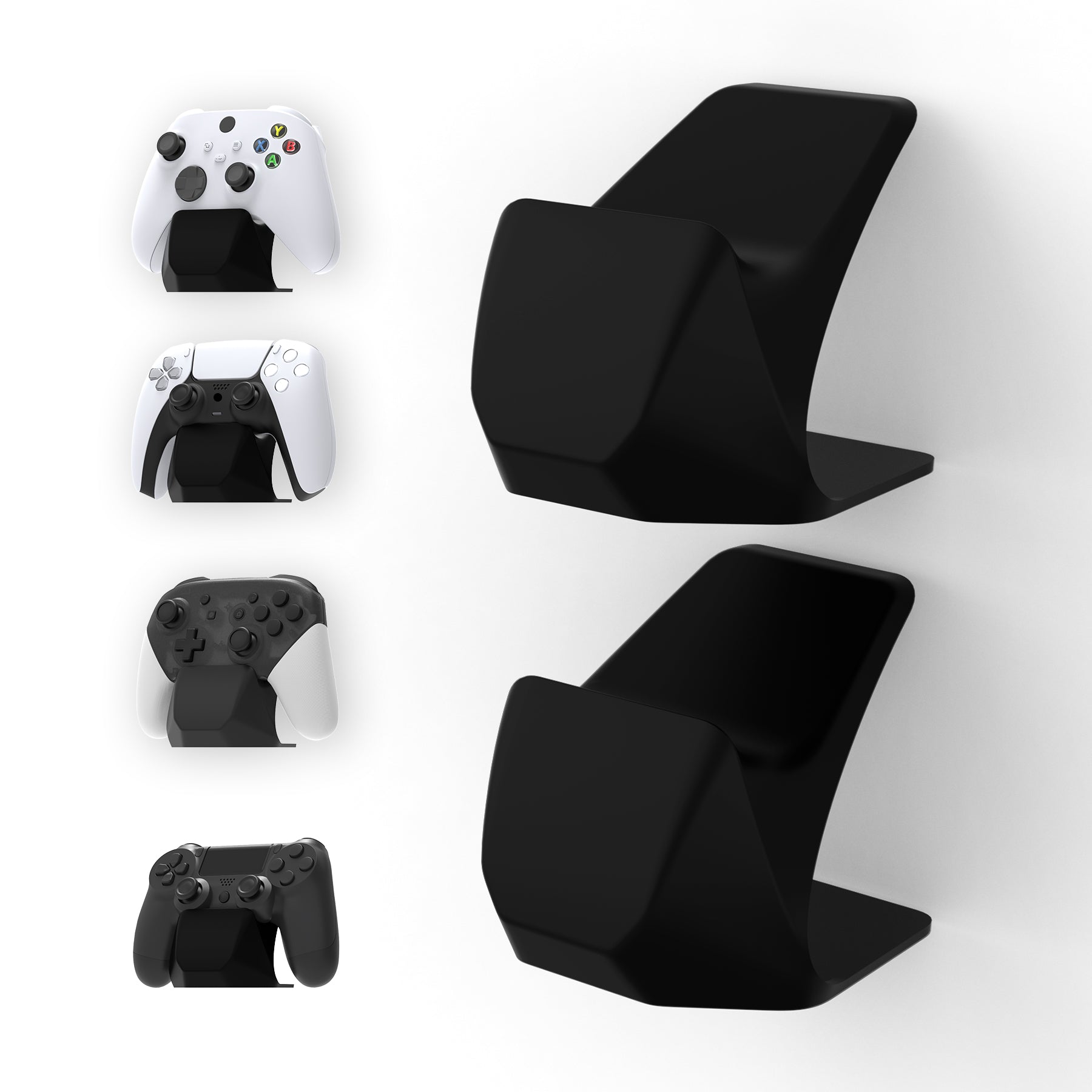 PlayVital 2 Pack Universal Game Controller Display Stand for PS5 & PS4