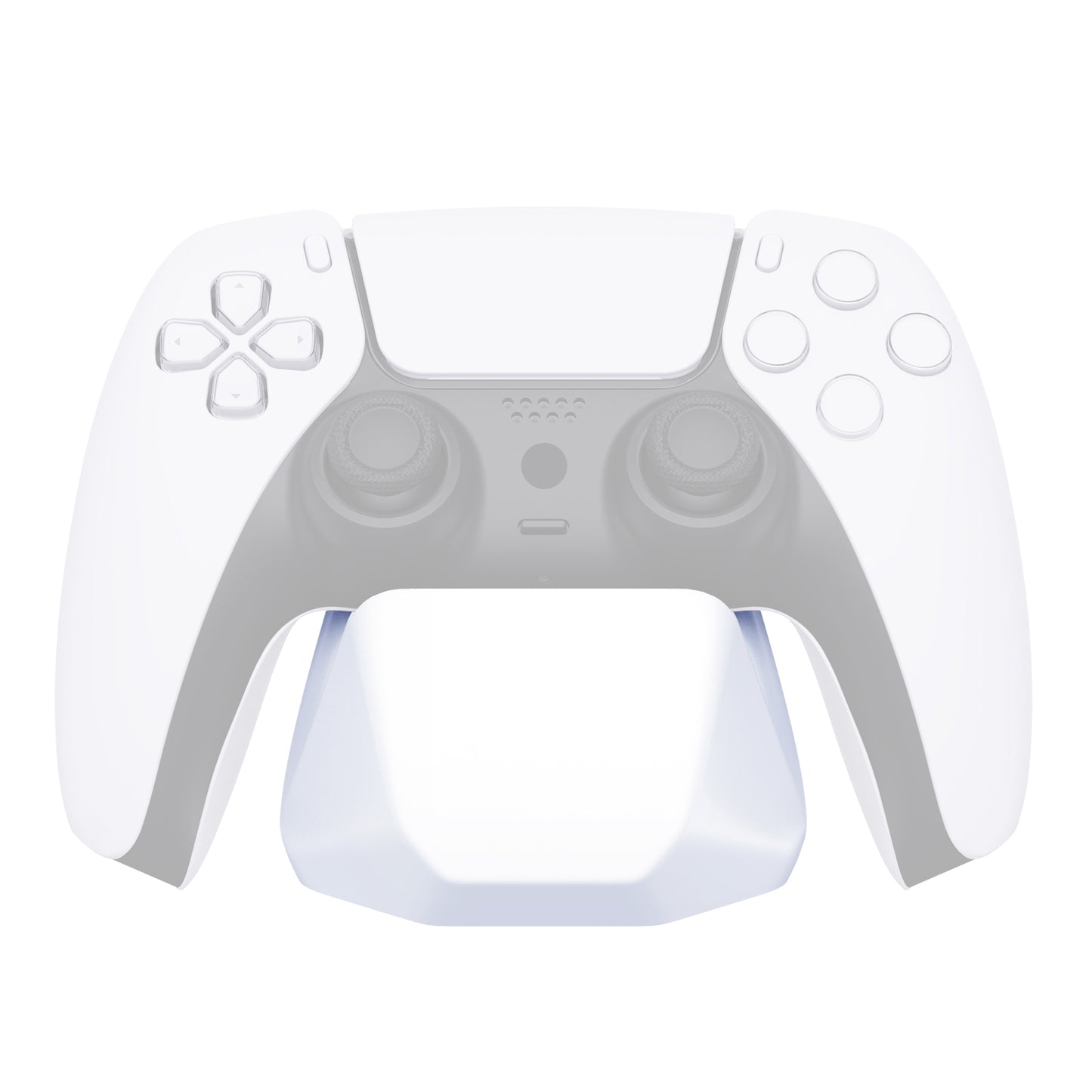 PlayVital 2 Pack Universal Game Controller Display Stand for PS5 & PS4 & Switch Pro & Xbox Series X/S Controller - White PlayVital