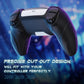 PlayVital Futuristic CyberMech Design Silicone Grip Skin with Thumb Grips for PS5 Wireless Controller, Compatible with PS5 Official Charging Dock - Black - CHXPFP001 (Copy) PlayVital