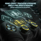 PlayVital 2 Set Runes Edition Silicone Cover Skin for PS5 Controller with Thumb Grips & Touchpad Skin & D-pad Area Sticker, Compatible with PS5 Charging Dock - Black - FVEPFP005 PlayVital