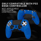 PlayVital 3D Studded Edition Anti-Slip Silicone Cover Case with Thumb Grip Caps for PS5 Edge Controller - Blue - ETPFP009 PlayVital