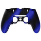 PlayVital 3D Studded Edition Anti-Slip Silicone Cover Case with Thumb Grip Caps for PS5 Edge Controller - Blue & Black - ETPFP006 PlayVital