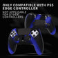 PlayVital 3D Studded Edition Anti-Slip Silicone Cover Case with Thumb Grip Caps for PS5 Edge Controller - Blue & Black - ETPFP006 PlayVital