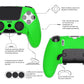 PlayVital 3D Studded Edition Anti-Slip Silicone Cover Case with Thumb Grip Caps for PS5 Edge Controller - Green - ETPFP012 PlayVital