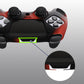 PlayVital 3D Studded Edition Anti-Slip Silicone Cover Case with Thumb Grip Caps for PS5 Edge Controller - Red & Black - ETPFP008 PlayVital