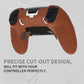 PlayVital 3D Studded Edition Anti-Slip Silicone Cover Case with Thumb Grip Caps for PS5 Edge Controller - Signal Brown - ETPFP016 PlayVital