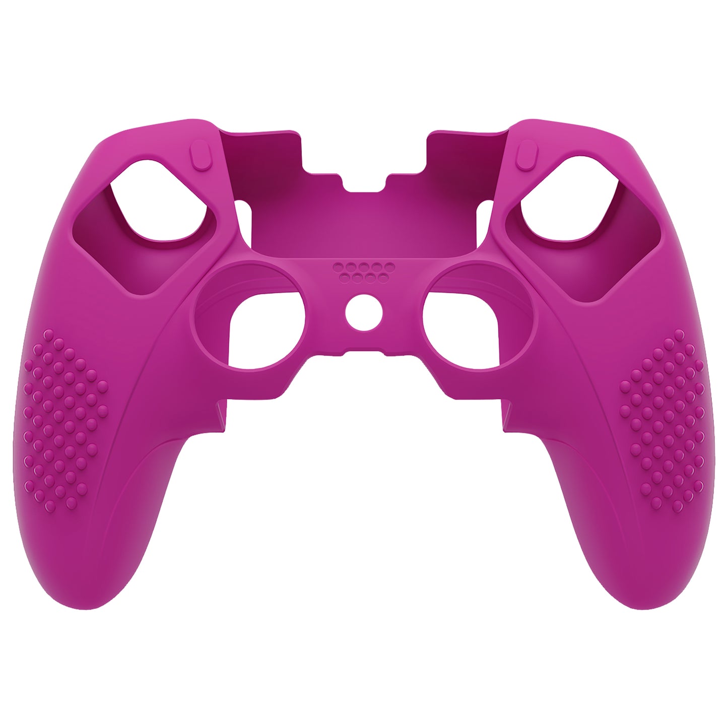 PlayVital 3D Studded Edition Anti-Slip Silicone Cover Case with Thumb Grip Caps for PS5 Edge Controller - Neon Purple - ETPFP017 PlayVital