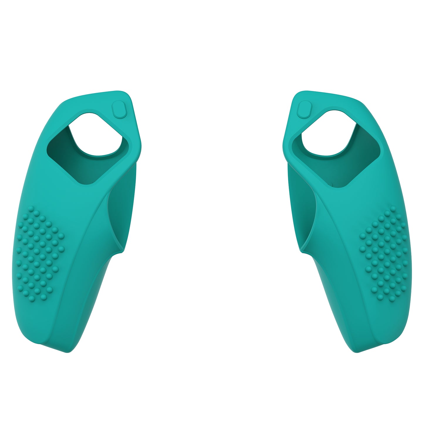 PlayVital 3D Studded Edition Anti-Slip Silicone Cover Skin with Thumb Grip Caps for PS5 Wireless Controller, Compatible with Charging Station - Aqua Green  - TDPF020 PlayVital