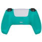 PlayVital 3D Studded Edition Anti-Slip Silicone Cover Skin with Thumb Grip Caps for PS5 Wireless Controller - Aqua Green - TDPF010 PlayVital