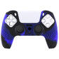 PlayVital 3D Studded Edition Anti-Slip Silicone Cover Skin with Thumb Grip Caps for PS5 Wireless Controller - Blue & Black - TDPF023 PlayVital