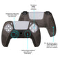 PlayVital 3D Studded Edition Anti-Slip Silicone Cover Skin with Thumb Grip Caps for PS5 Wireless Controller - Clear Black - TDPF013 PlayVital