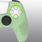 PlayVital 3D Studded Edition Anti-Slip Silicone Cover Skin with Thumb Grip Caps for PS5 Wireless Controller - Matcha Green - TDPF028 PlayVital