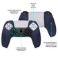 PlayVital 3D Studded Edition Anti-Slip Silicone Cover Skin with Thumb Grip Caps for PS5 Wireless Controller, Compatible with Charging Station - Midnight Blue - TDPF019 PlayVital