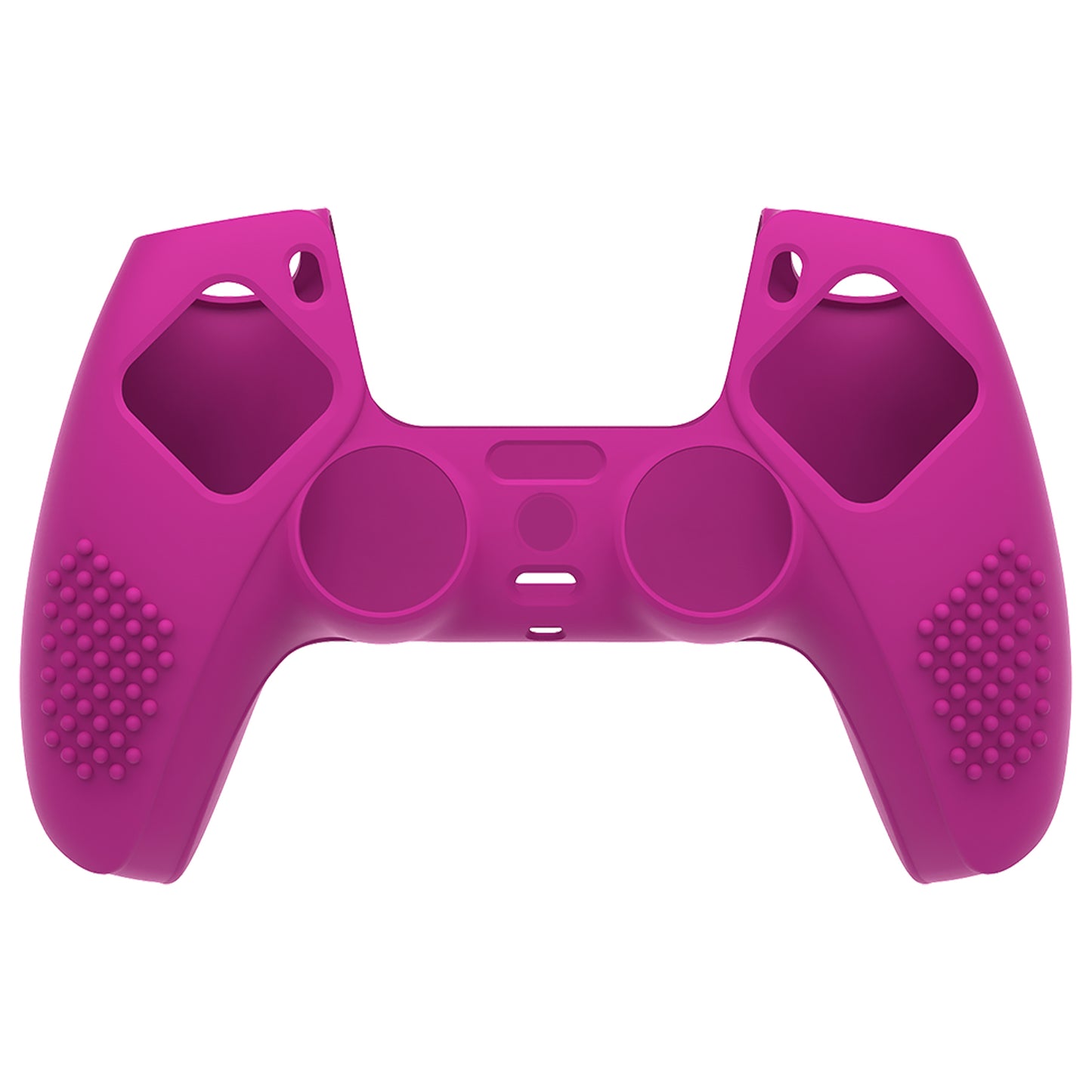 PlayVital 3D Studded Edition Anti-Slip Silicone Cover Skin with Thumb Grip Caps for PS5 Wireless Controller - Neon Purple - TDPF033 PlayVital
