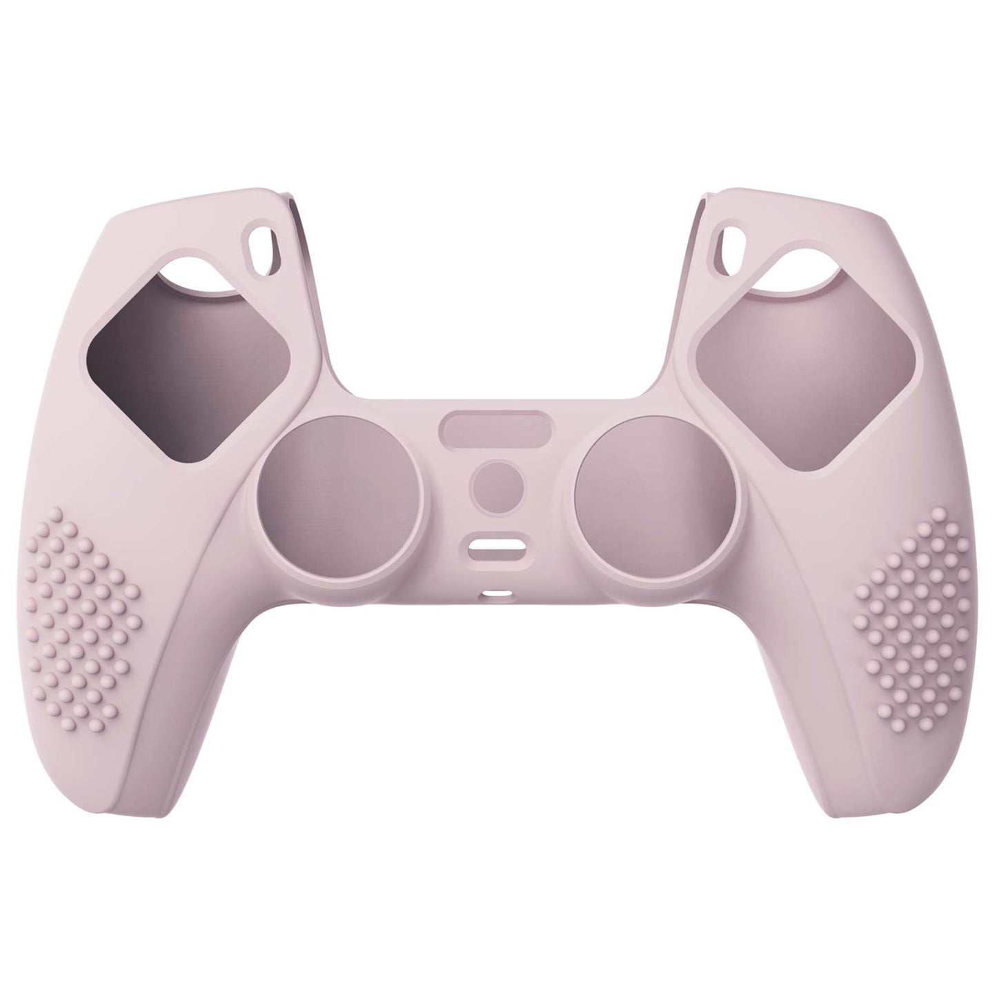 PlayVital 3D Studded Edition Anti-Slip Silicone Cover Skin with Thumb Grip Caps for PS5 Wireless Controller - Pink - TDPF005 PlayVital