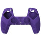 PlayVital 3D Studded Edition Anti-Slip Silicone Cover Skin with Thumb Grip Caps for PS5 Wireless Controller - Purple - TDPF007 PlayVital