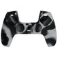 PlayVital 3D Studded Edition Anti-Slip Silicone Cover Skin with Thumb Grip Caps for PS5 Wireless Controller - New Hope Gray & Black - TDPF036 PlayVital