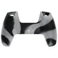 PlayVital 3D Studded Edition Anti-Slip Silicone Cover Skin with Thumb Grip Caps for PS5 Wireless Controller - New Hope Gray & Black - TDPF036 PlayVital