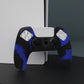 PlayVital 3D Studded Edition Anti-Slip Silicone Cover Skin with Thumb Grip Caps for PS5 Wireless Controller, Compatible with Charging Station - Blue & Black - TDPF040 PlayVital