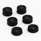PlayVital 3 Height Hurricane Thumbs Cushion Caps Thumb Grips for ps5, for ps4, Thumbstick Grip Cover for Xbox Core Wireless Controller, Thumb Grips for Xbox One, Elite Series 2, for Switch Pro - Black - PJM3062 PlayVital