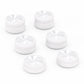 PlayVital 3 Height Hurricane Thumbs Cushion Caps Thumb Grips for ps5, for ps4, Thumbstick Grip Cover for Xbox Core Wireless Controller, Thumb Grips for Xbox One, Elite Series 2, for Switch Pro - White - PJM3063 PlayVital