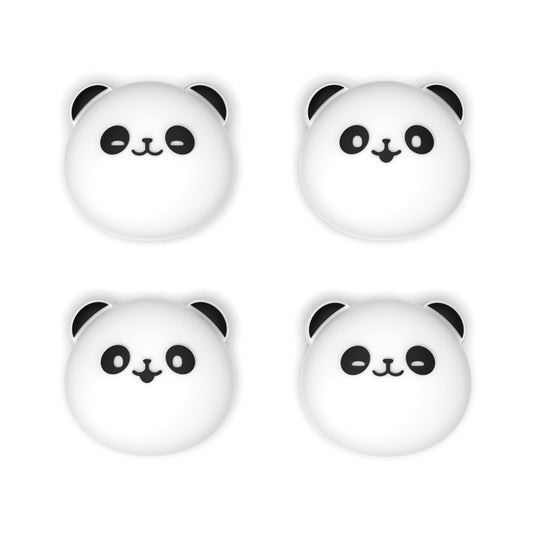 PlayVital 4 Pcs Cute Thumb Grip Caps for Nintendo Switch 2 - Chubby Panda PlayVital